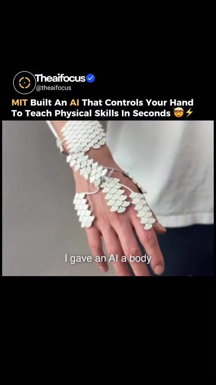 AI-Driven Hand Control: MIT's New Wearable Tech