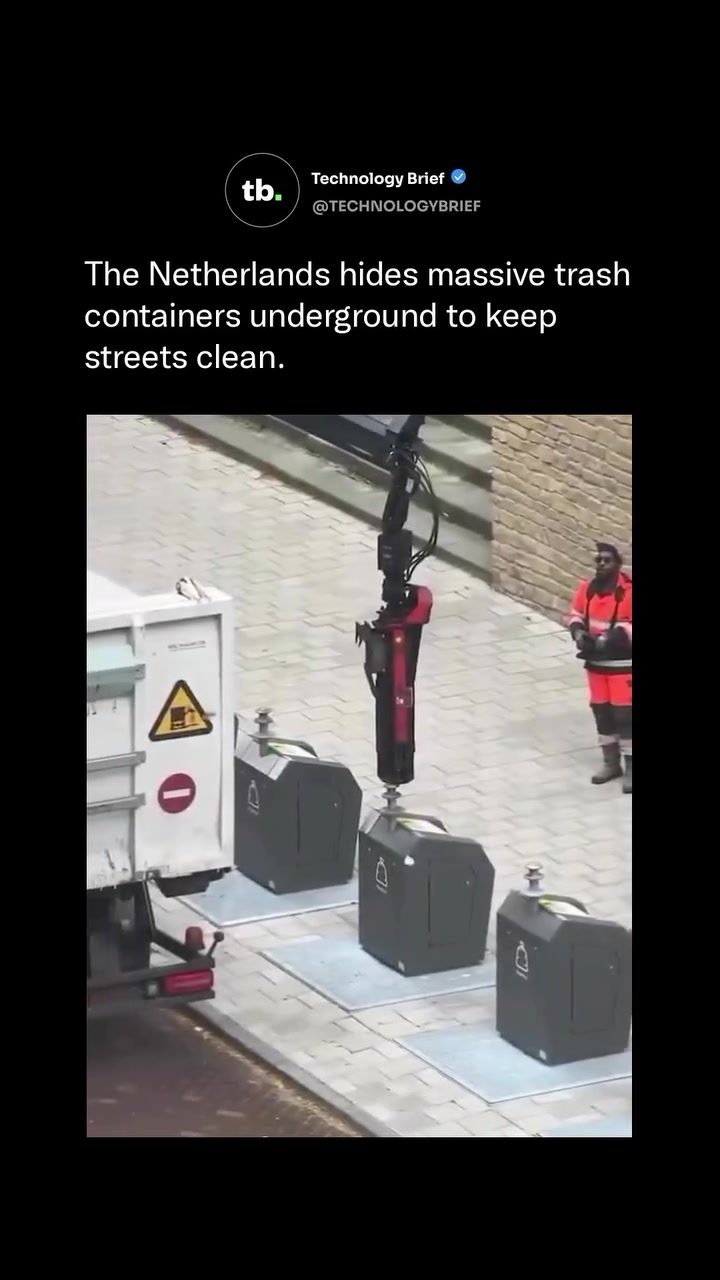 Amsterdam's Underground Waste Management: Clean Streets with Robotics