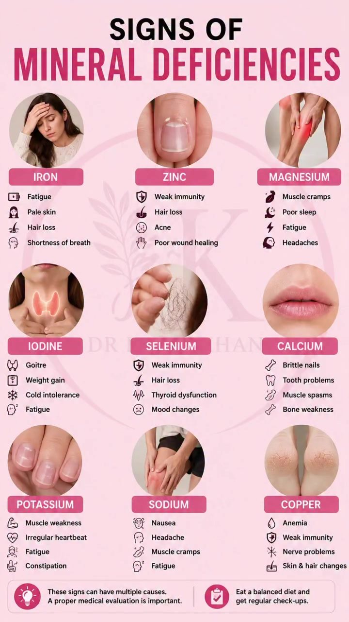 Recognize and Address: Common Mineral Deficiency Symptoms