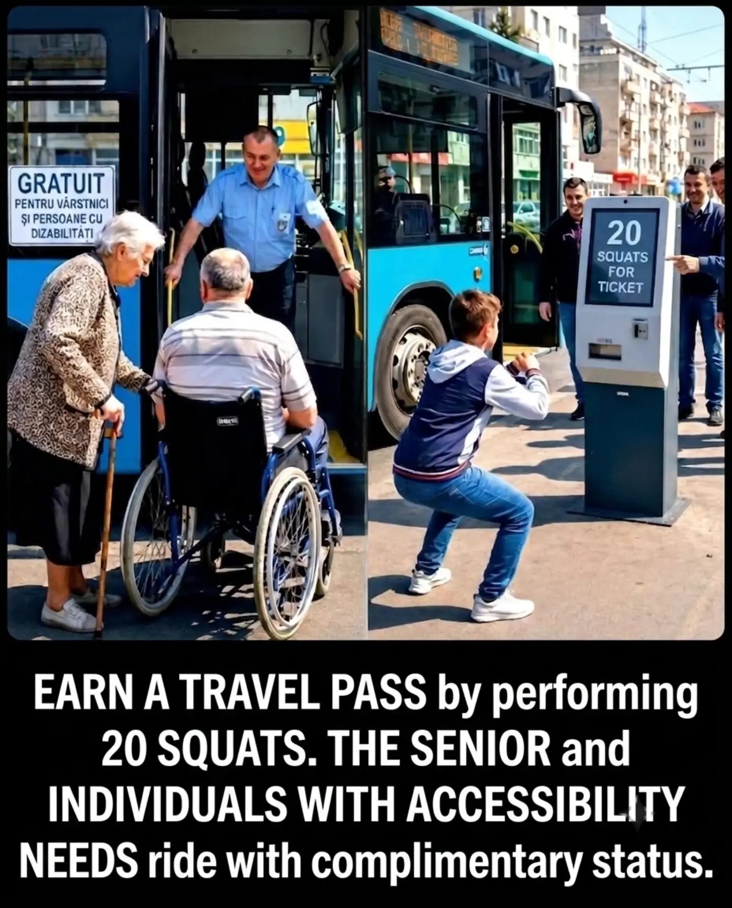 Squat for a Free Bus Ride: Cluj-Napoca's Fitness Transit Initiative