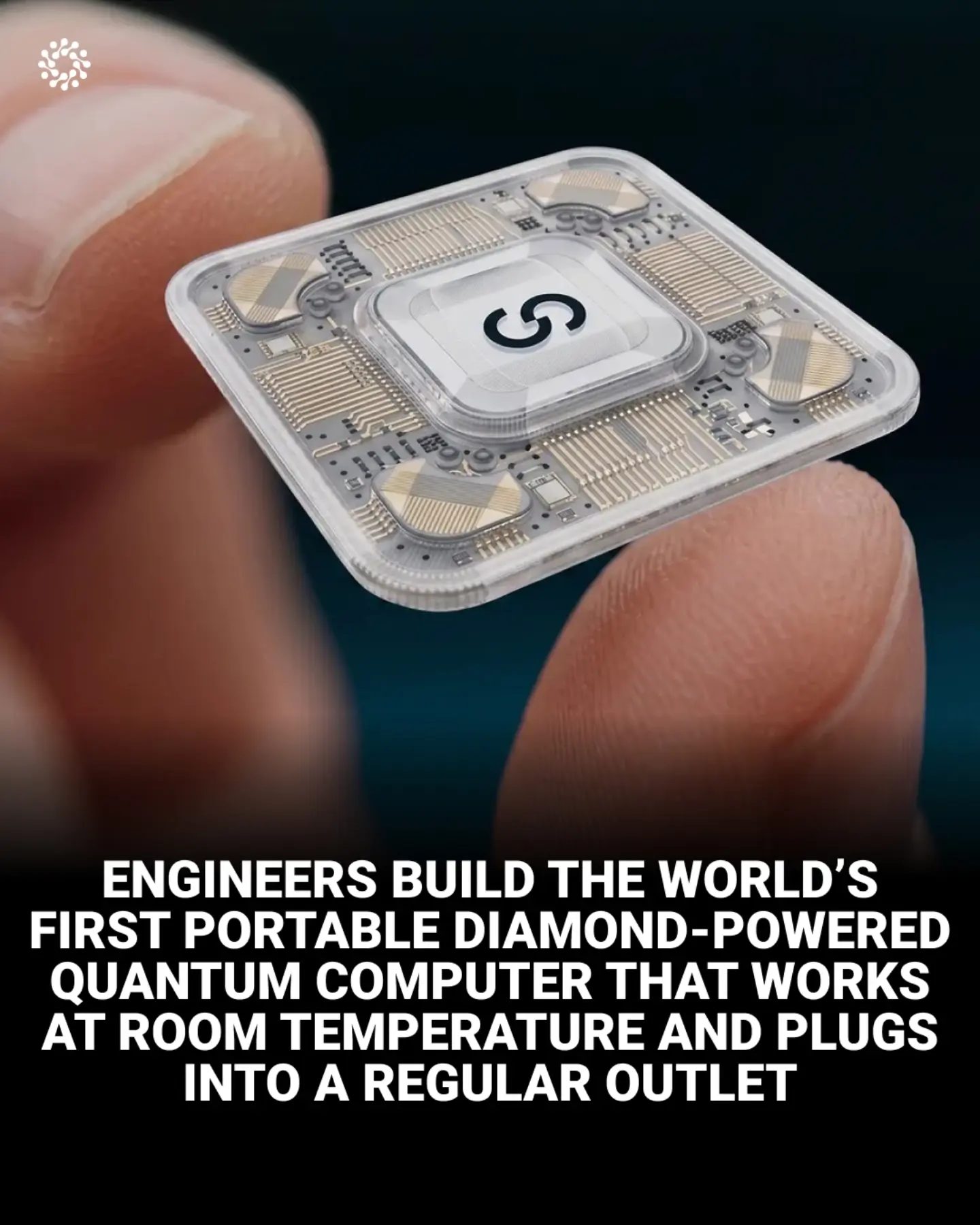 Saxon Q's Diamond-Powered Quantum Computer at Room Temperature