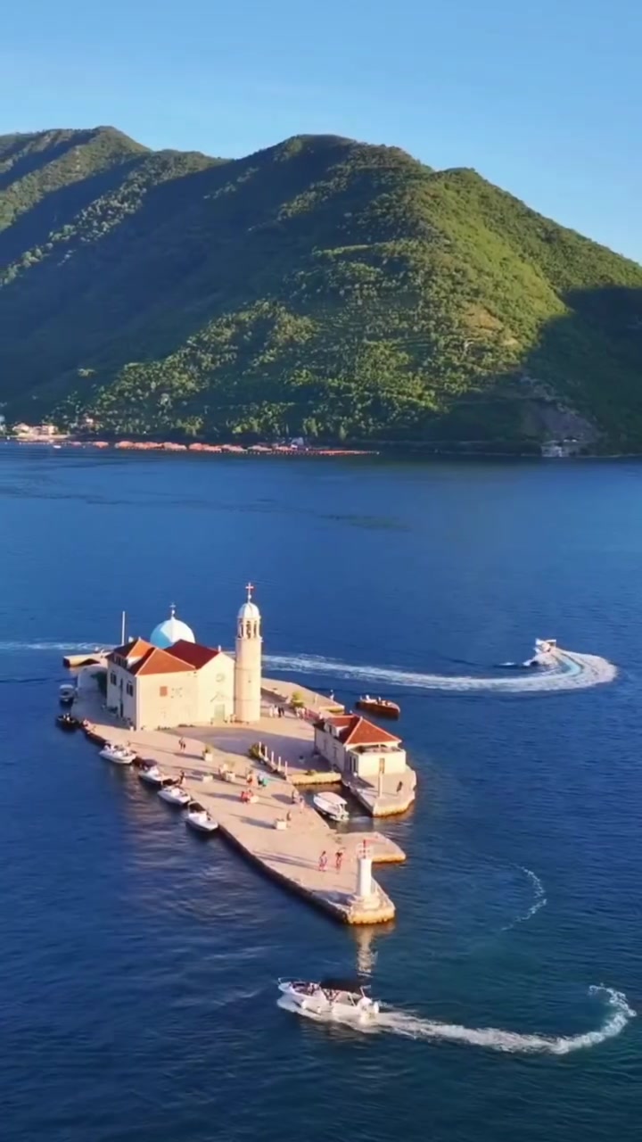 Kotor Bay Montenegro: Aerial Views
