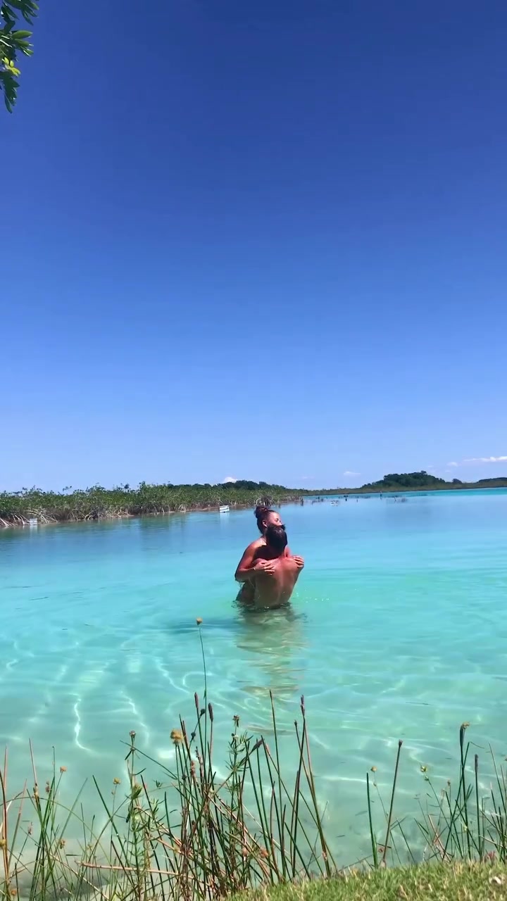 Turquoise Lagoon Paradise: Aerial Views
