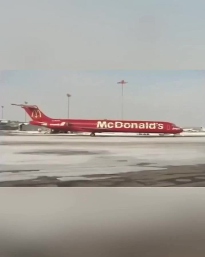 McDonald's Flying Ketchup Airplane: A Unique Aviation Collaboration