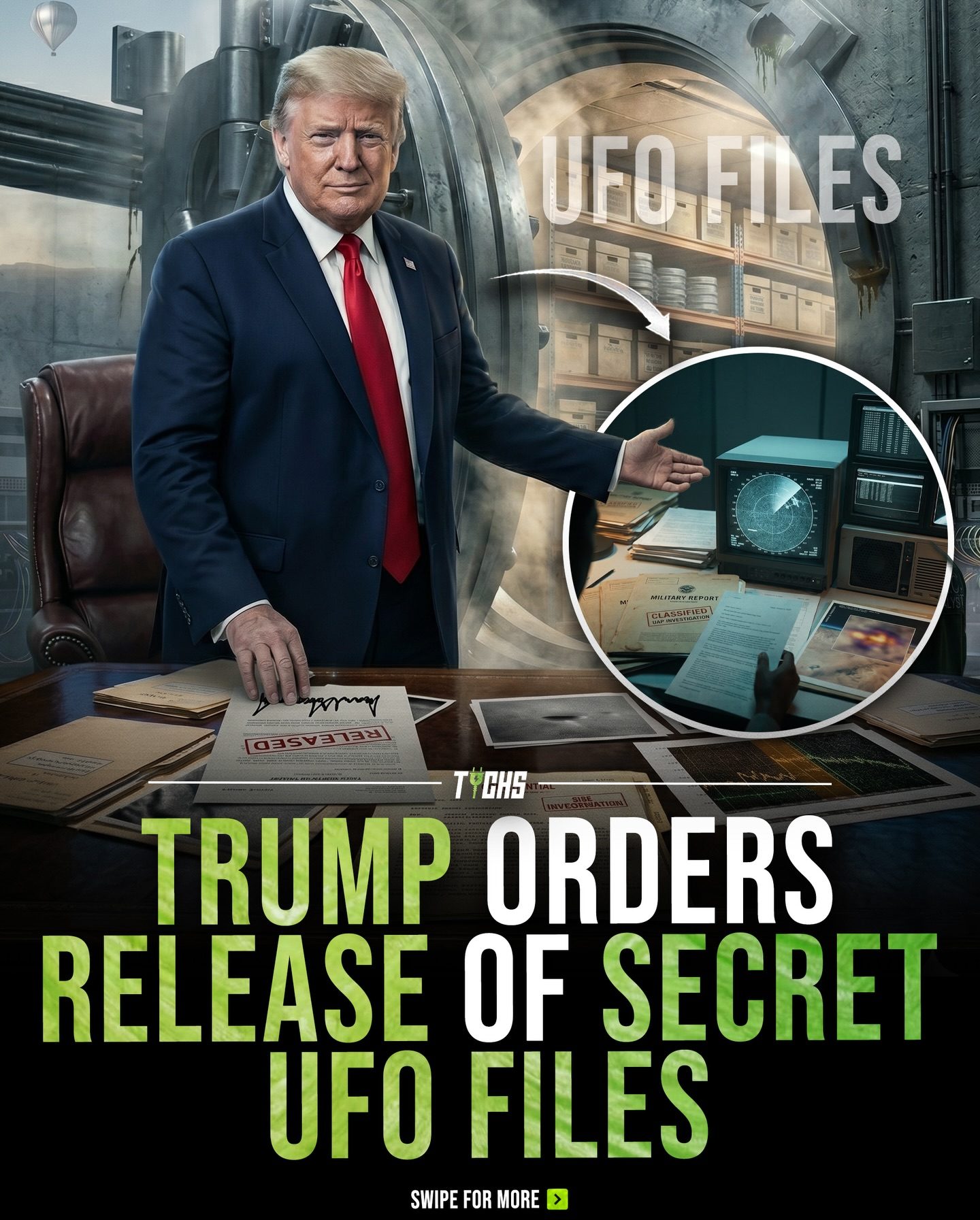Secret UFO Files: Trump Orders Historic Release