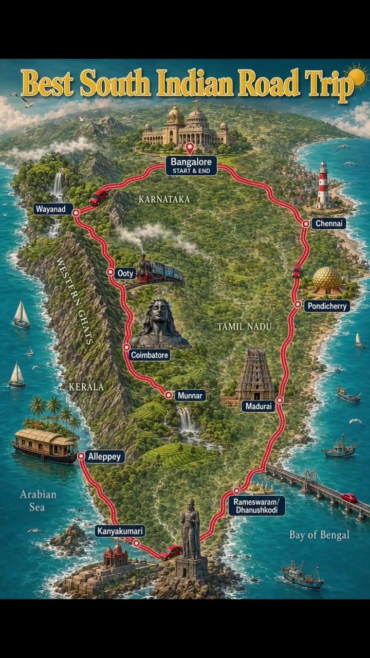 Explore South India: Top Road Trip Destinations
