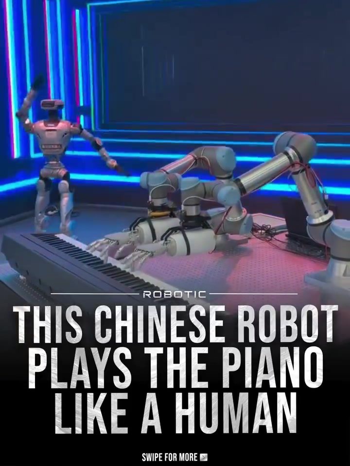 Chinese Robot Plays Piano with Human-Like Precision