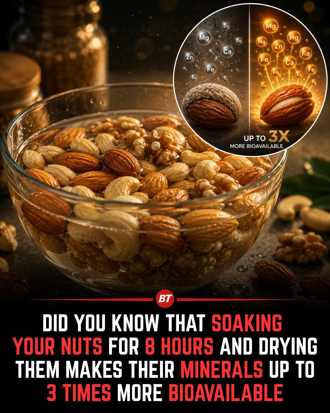 How Soaking Nuts Enhances Mineral Absorption
